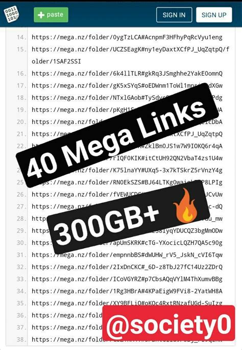 [MEGA] MASSIVE MEGA LINK PACK OVER 17TB TONS OF。